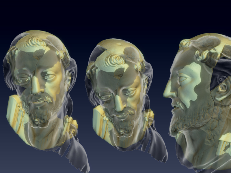 3D Scan - Restaurierung - St. Antonius - Terracotta Relief - reverse engineering