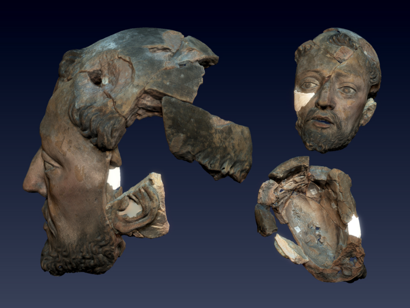 3D Scan - Restaurierung - St. Antonius - Terracotta Relief